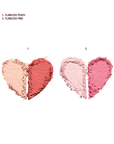 PILLOW TALK BEAUTY SOULMATES FACE PALETTE, COLORS: FLAWLESS PINK, FLAWLESS PEACH